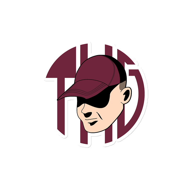 Maroon THG Logo Magnet product image (2)
