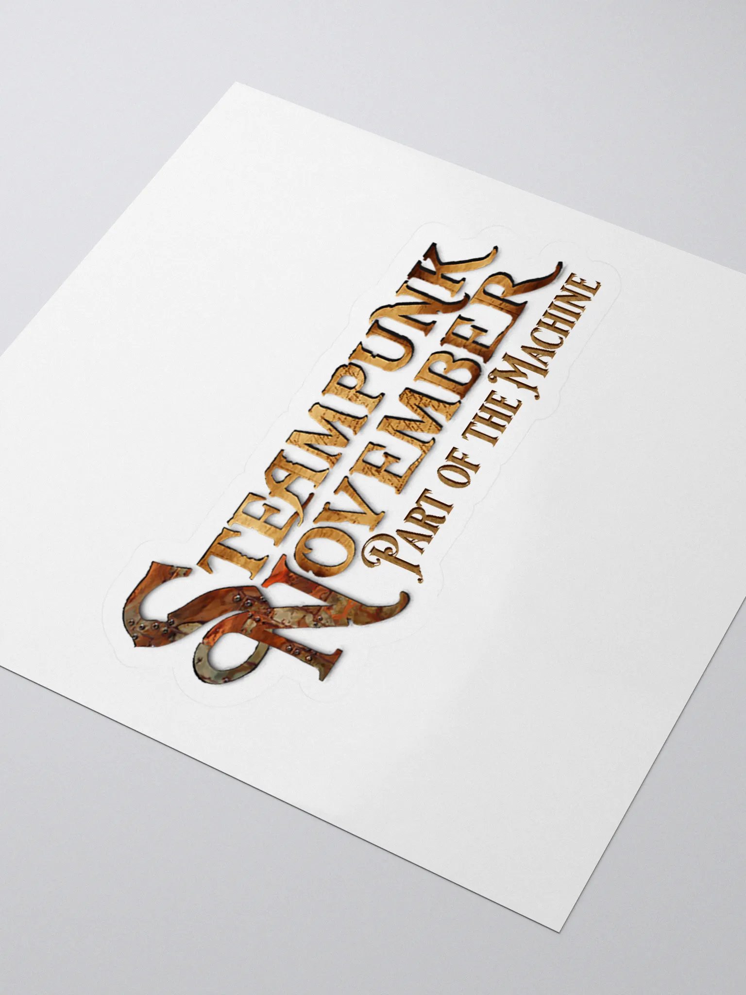 Classic Steampunk November Sticker product image (3)