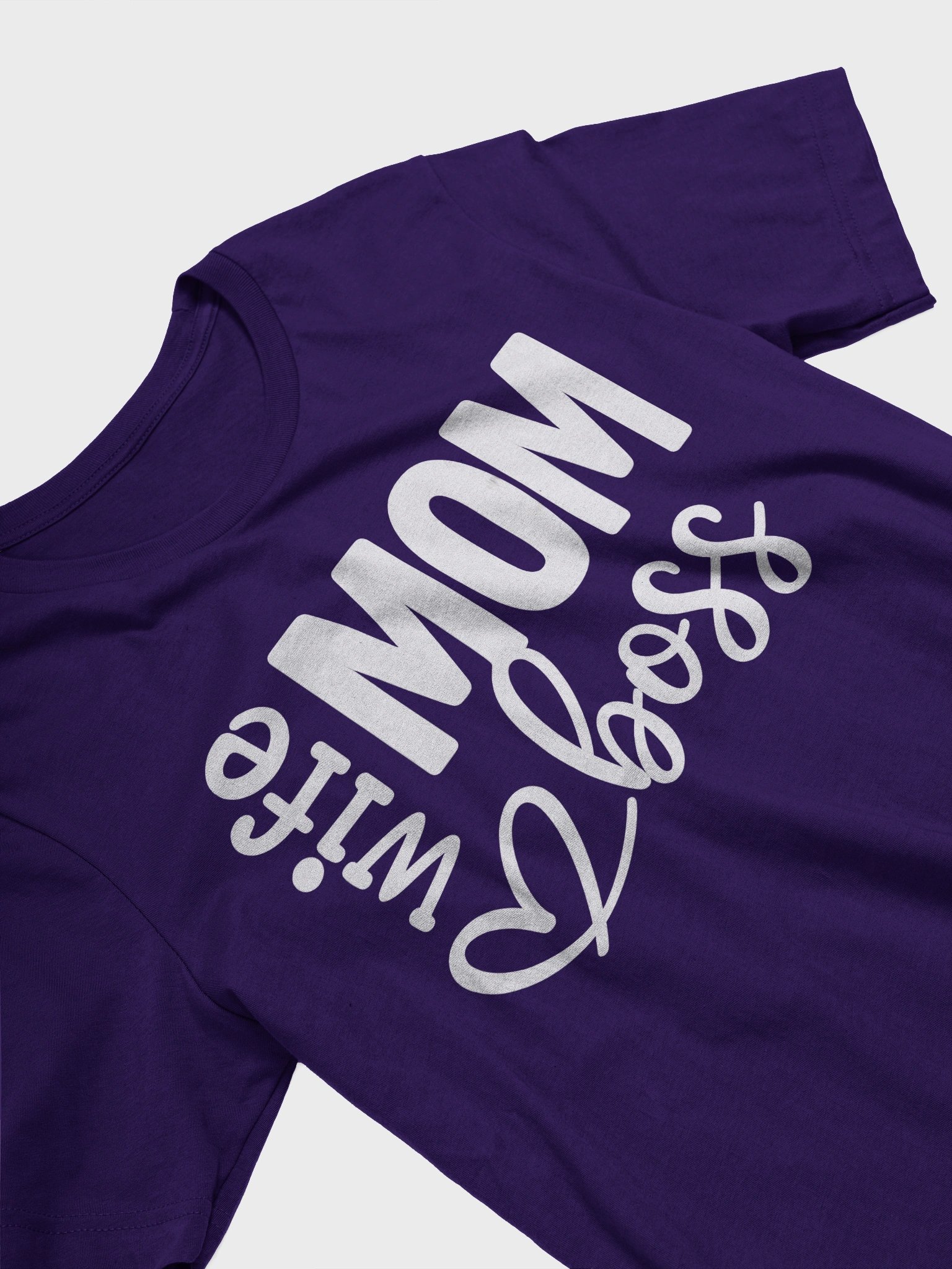 Wife Mom Boss T-Shirt | Empowering Gift for Moms | Bold Typography Graphic Tee | Mother’s Day Shirt product image (23)