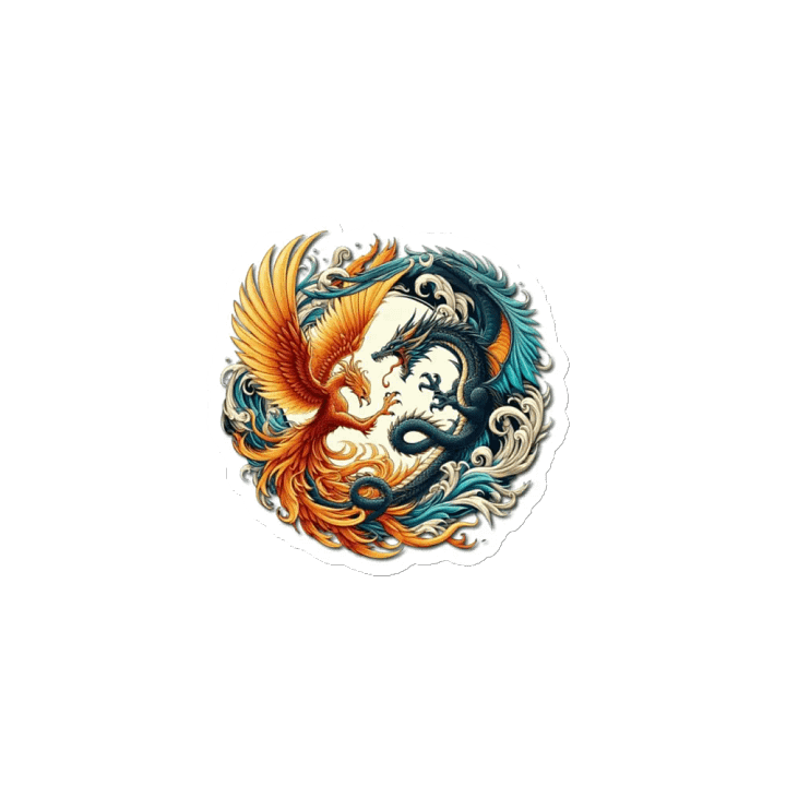 Phoenix vs Dragon Magnet product image (1)