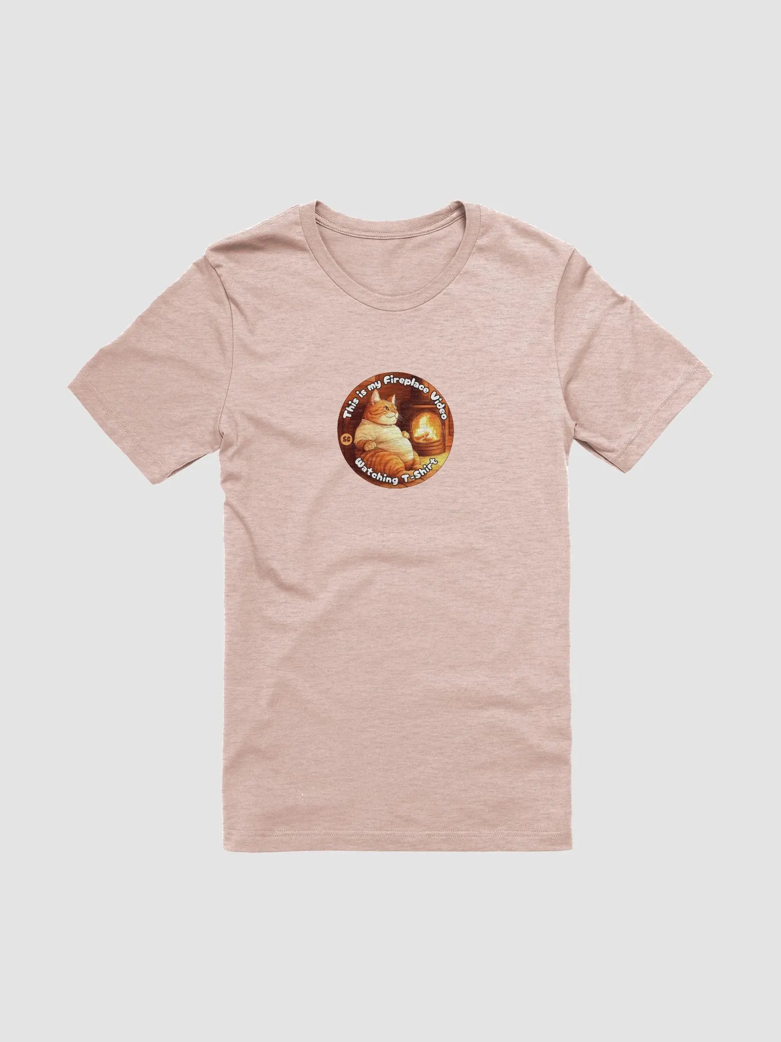 Cozy Cat - This is my Fireplace Video Watching T-Shirt | Tee product image (1)