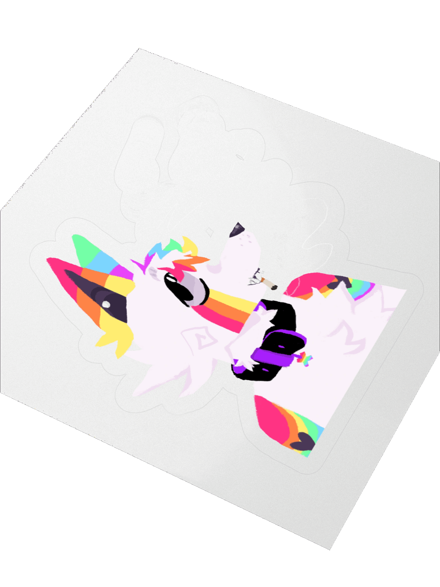 glitter stoner sticker product image (8)