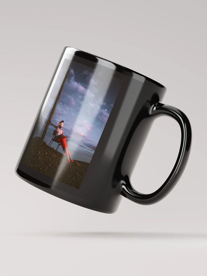 Liddles conetucky glossy black mug product image (2)