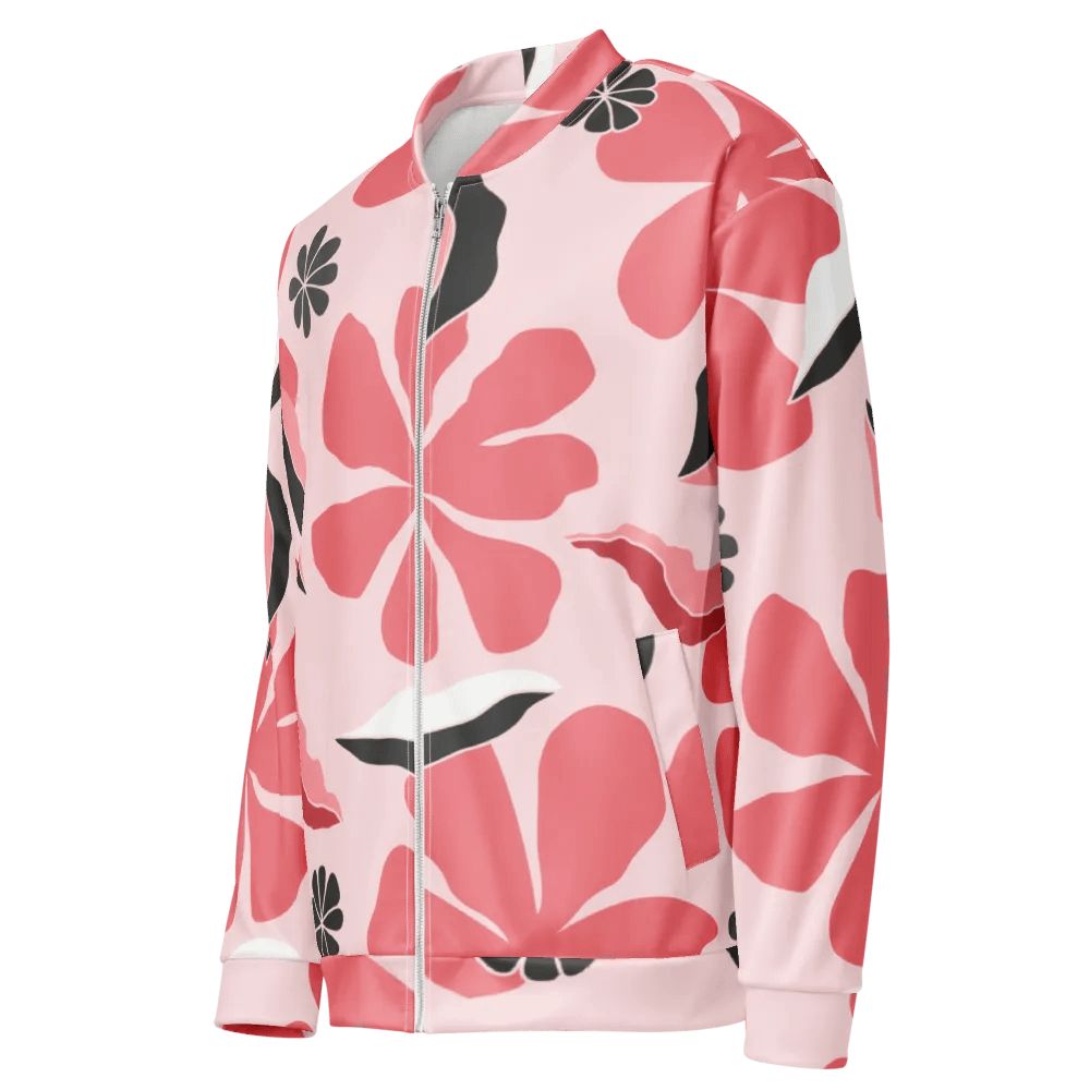 Blossom Burst Custom Bomber Jacket product image (3)