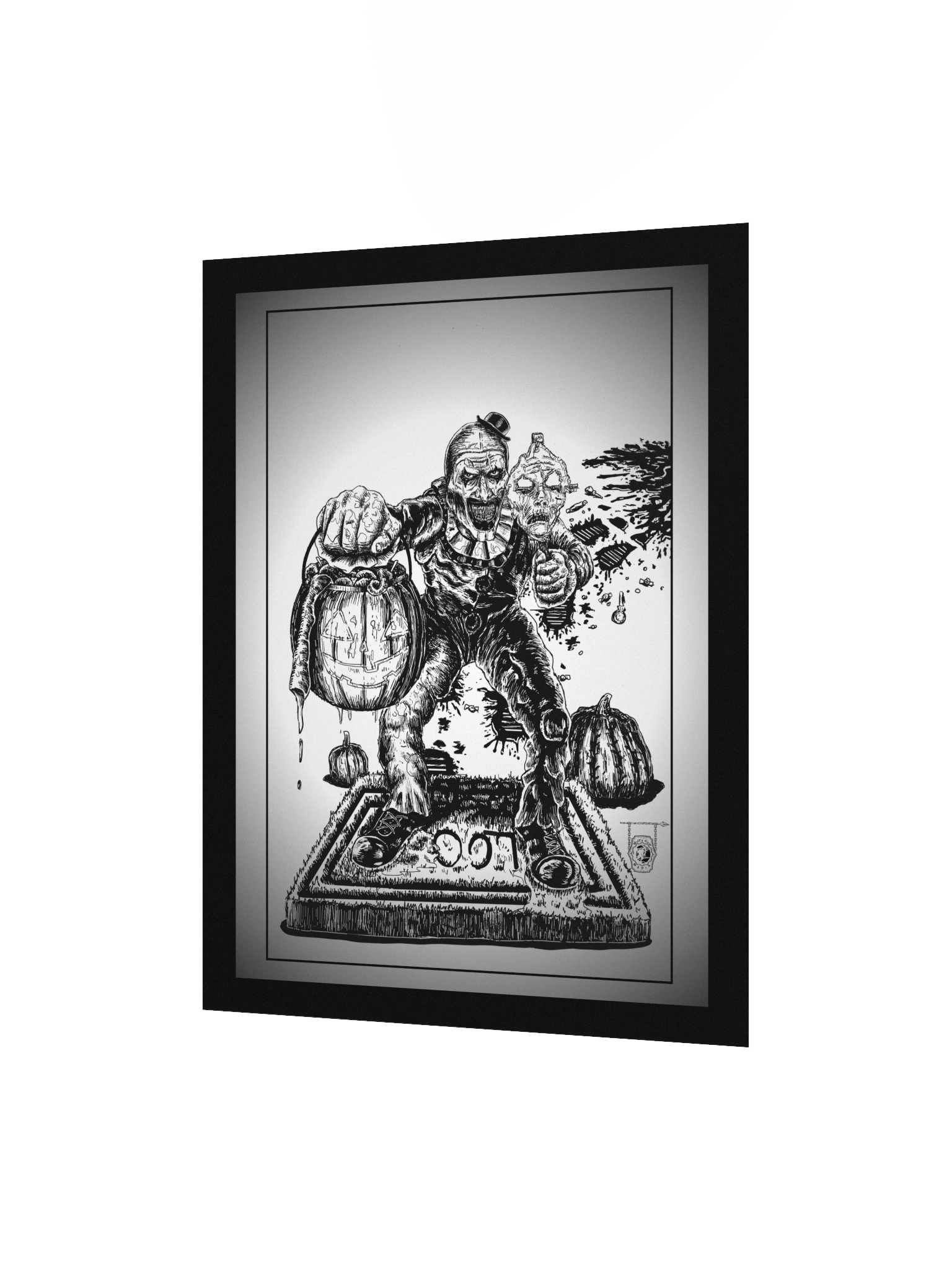 Trick or Treat with Art the Clown- Poster Print (Clean Version) product image (3)