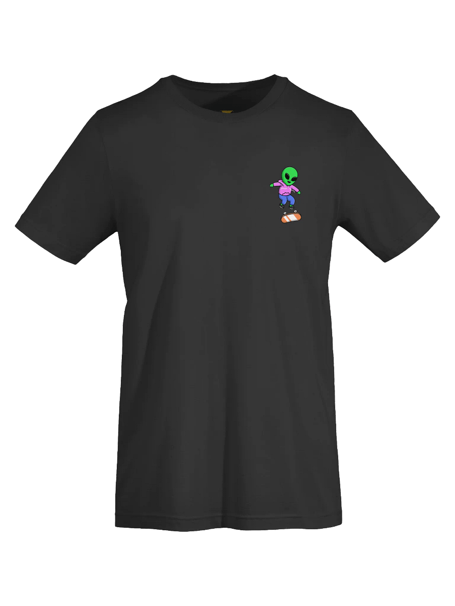 Alien Skateboarder Graphic T-Shirt product image (7)