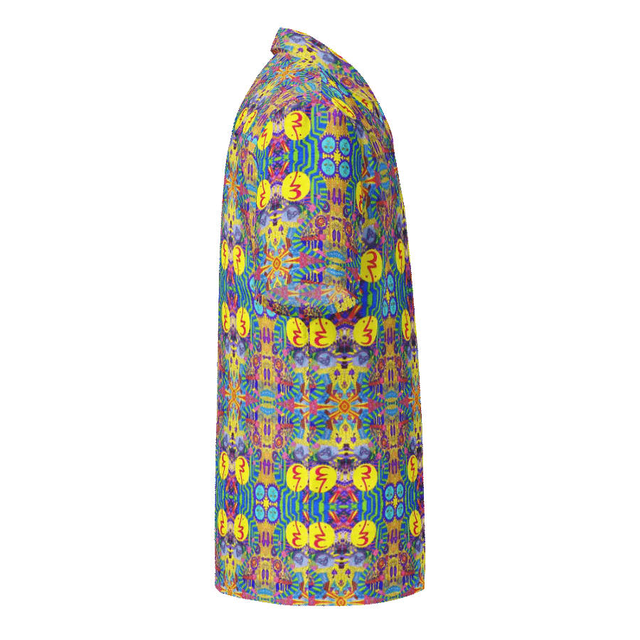 Abstract Colourful Doodles Unisex Hawaiian Shirt product image (10)