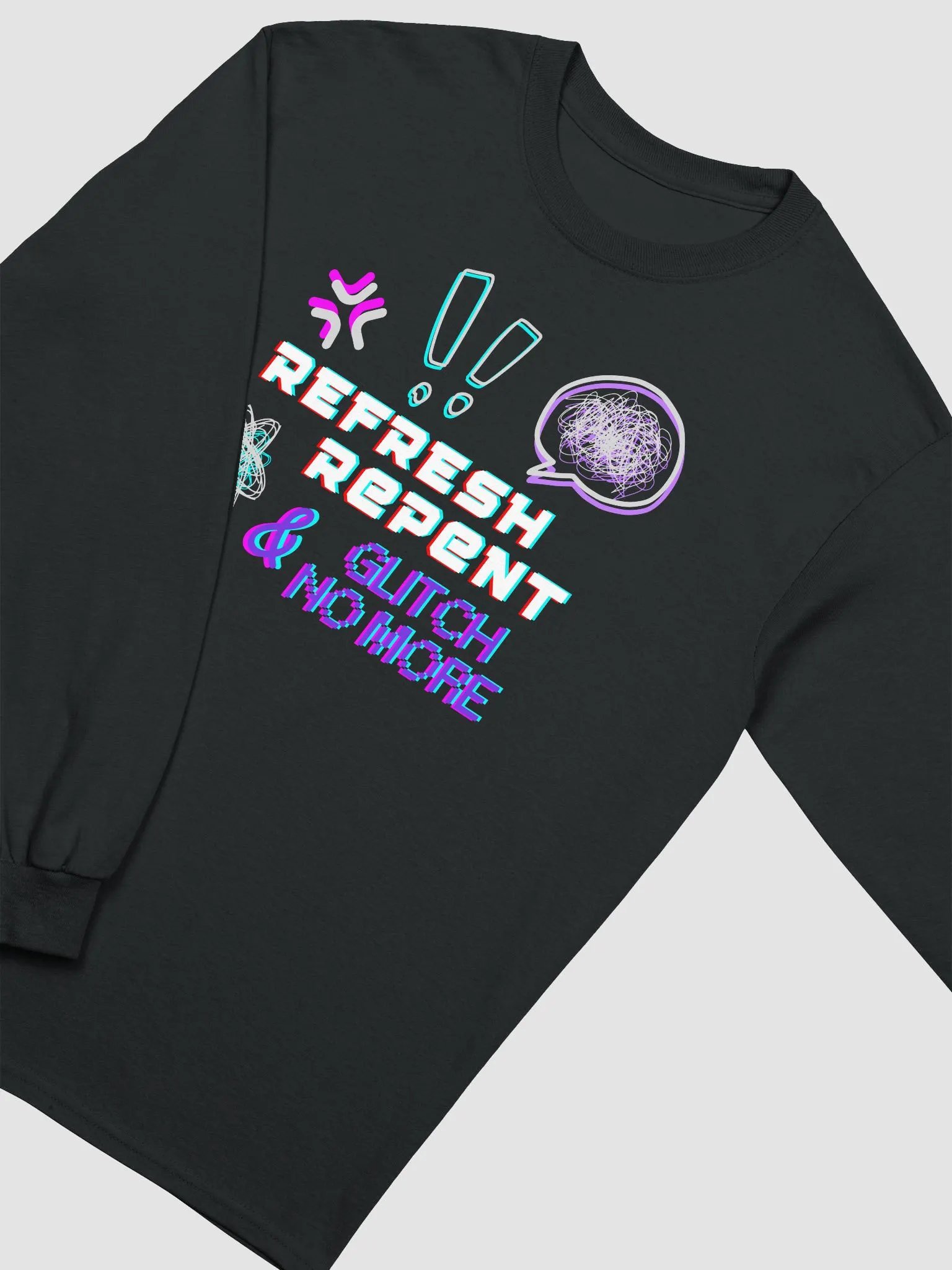 Crrissa - Glitch - Dark Long Sleeve product image (12)