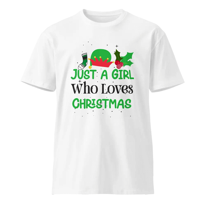 AS Colour 5001T Unisex Premium T-Shirt Just a girl Like Christmas product image (5)