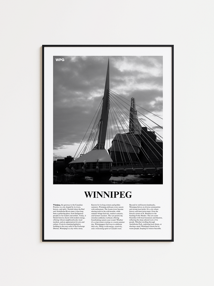 Winnipeg 01 Newspaper Poster product image (1)