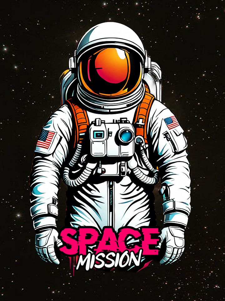 Astronaut T-Shirt Graphic design | Instant Download product image (1)