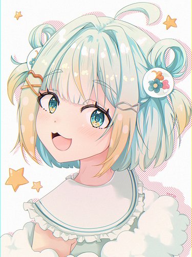 Penny Puffball is so cute 🩵☁️ #anime #manga #vtuber #art #artist #pennypaintball #csp