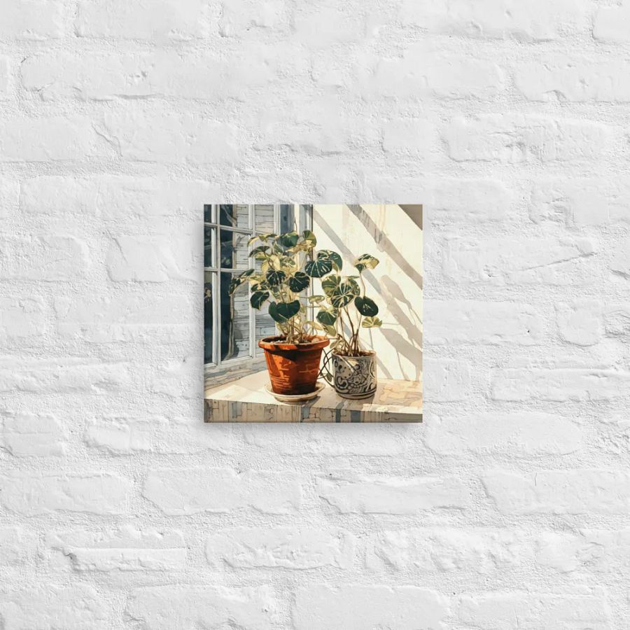 Art2401-10 Potted Plants Still Life - Canvas Print - sm product image (9)