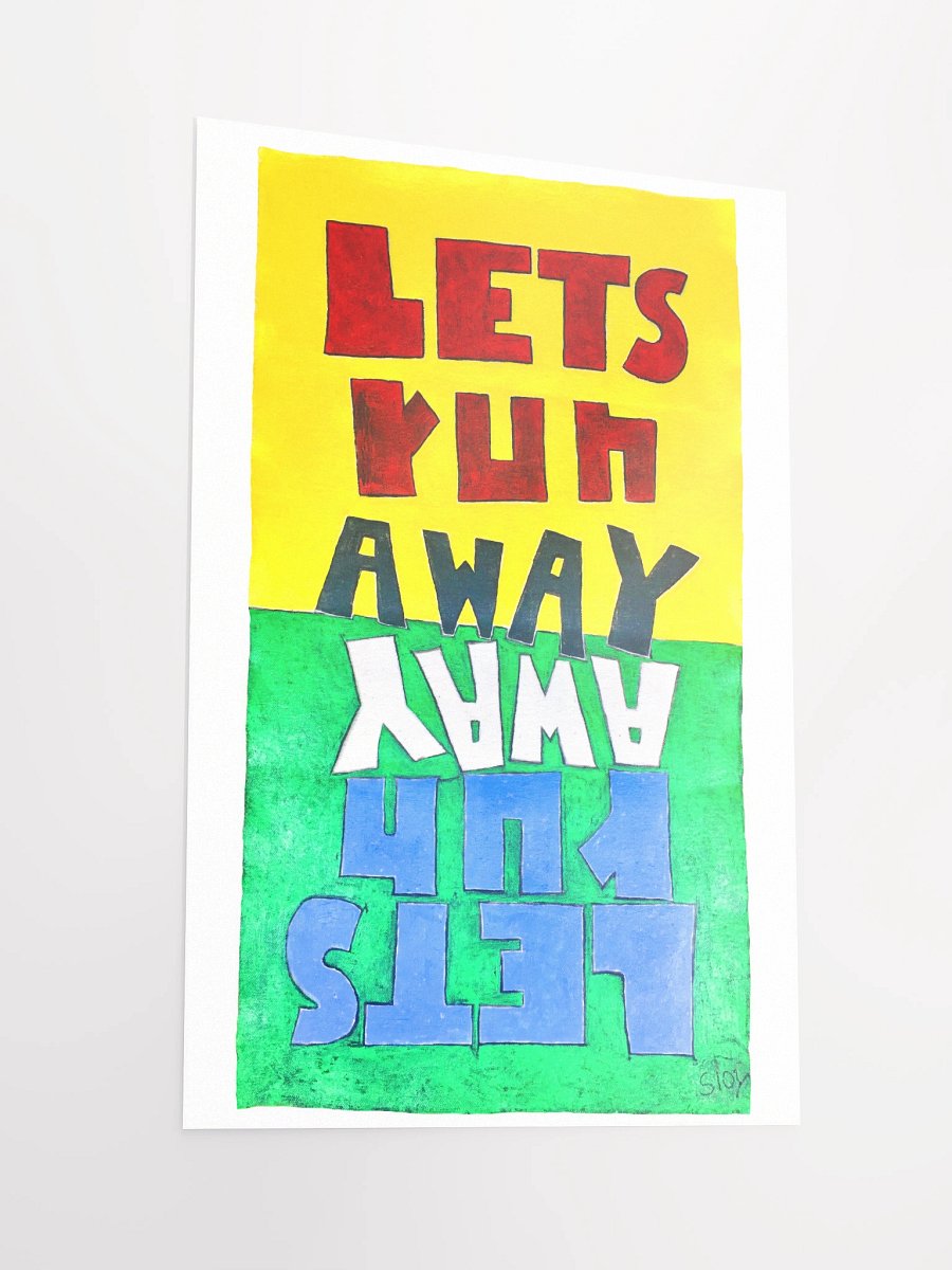 Lets Run Away Poster product image (5)