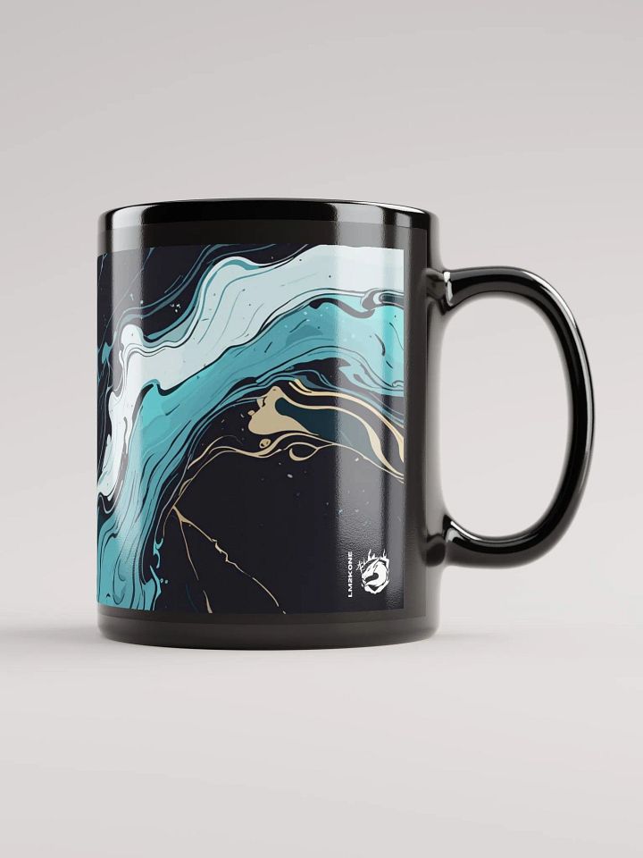 Marbled Swirls Black Marble Mug product image (2)