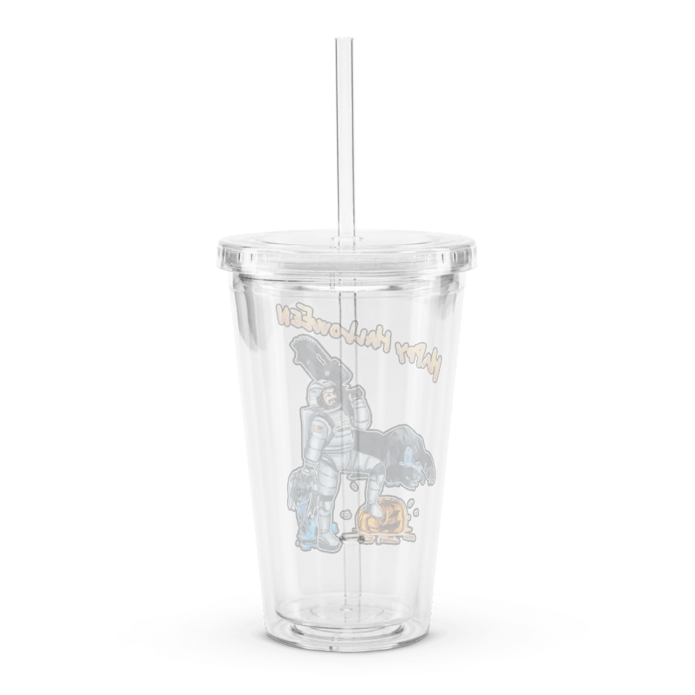 BeEasyBeez Halloween Clear Plastic Tumbler product image (2)
