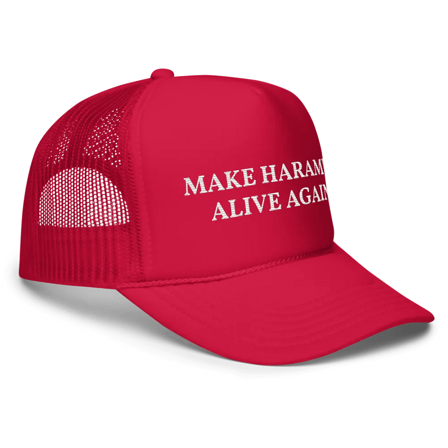 Make Harambe Alive Again - Embroidered Trucker Cap Hat product image (3)