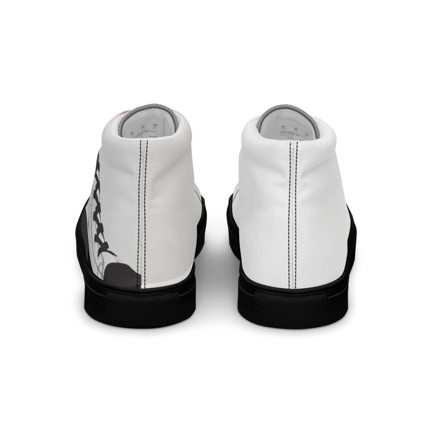 Men's High Top Canvas Shoes 5, 5.5, 6, 6.5, 7, 7.5, 8, 8.5, 9, 9.5, 10, 10.5, 11, 11.5, 12, 12.5, 13Size guide product image (2)