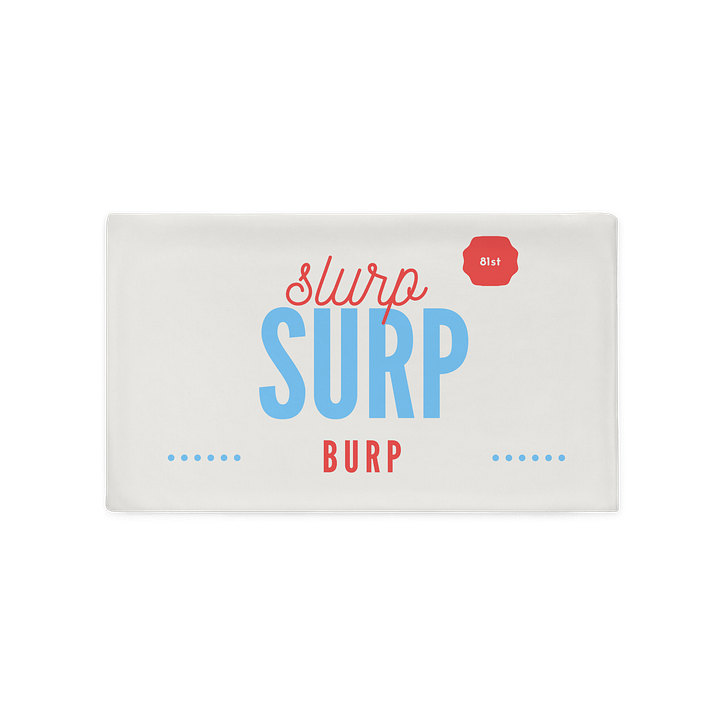 slurp surp burp pillowcase product image (2)