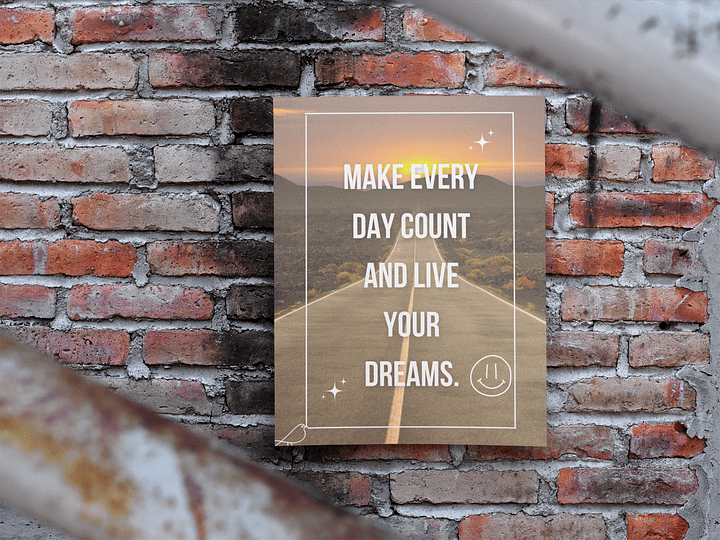 Every Day Counts sustainable Poster product image (2)