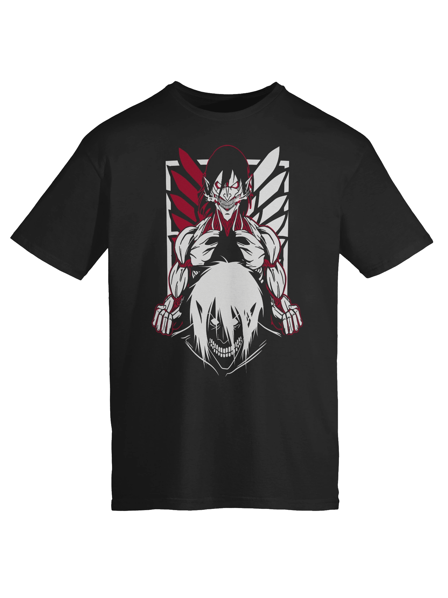 Attack on Titan – Eren Yeager Titan Resolve – Gildan Softstyle T-Shirt product image (6)