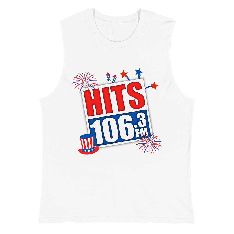 Men's Patriotic White Muscle Tank product image (2)