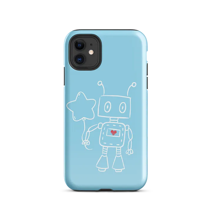 Robot Love Star Tough iPhone® Case product image (24)