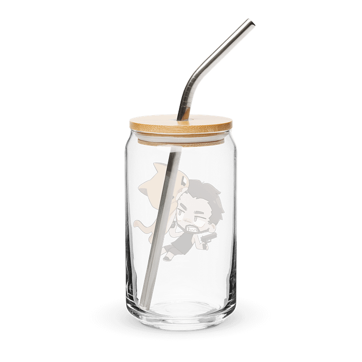 Cute Attack Glass Cup product image (2)