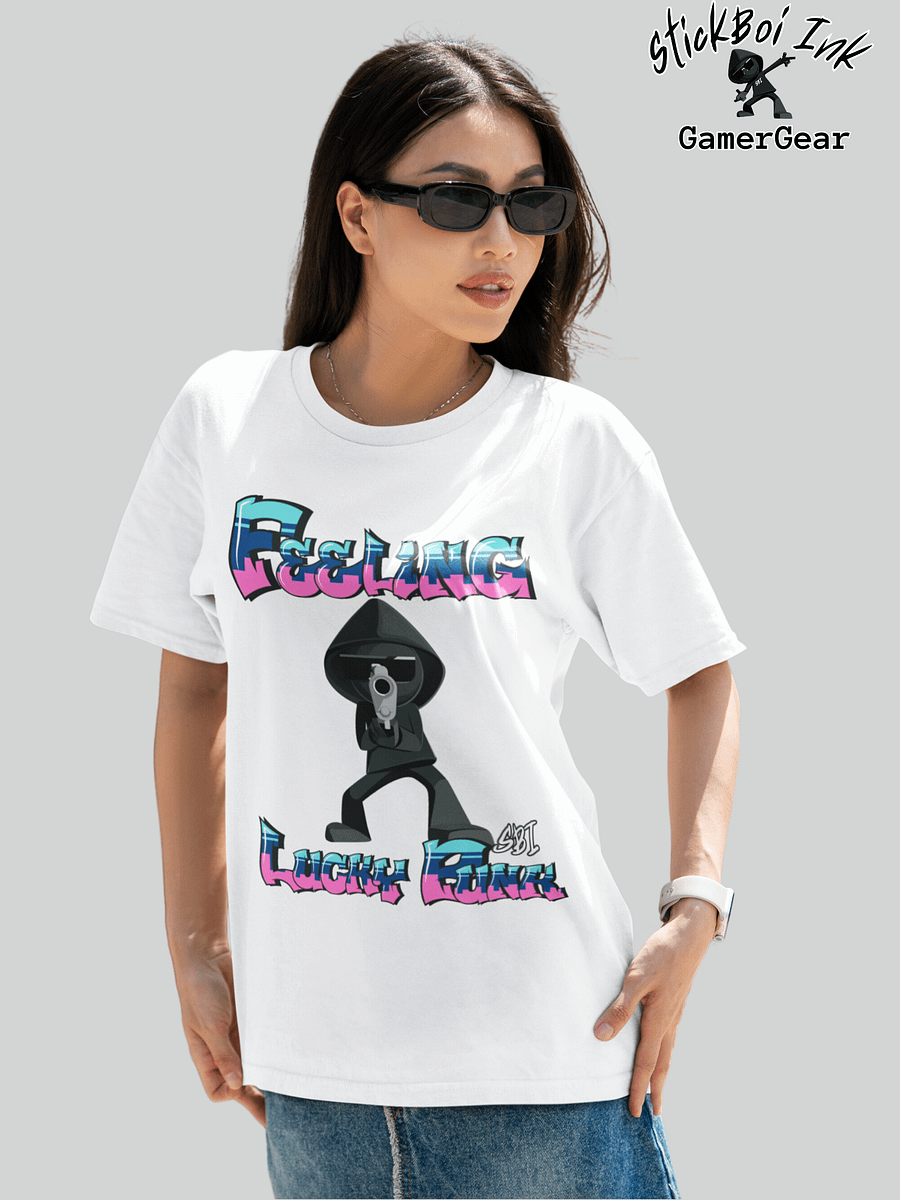 Battle Royale gamer shirt - Feeling Lucky by StickBoi Ink product image (3)