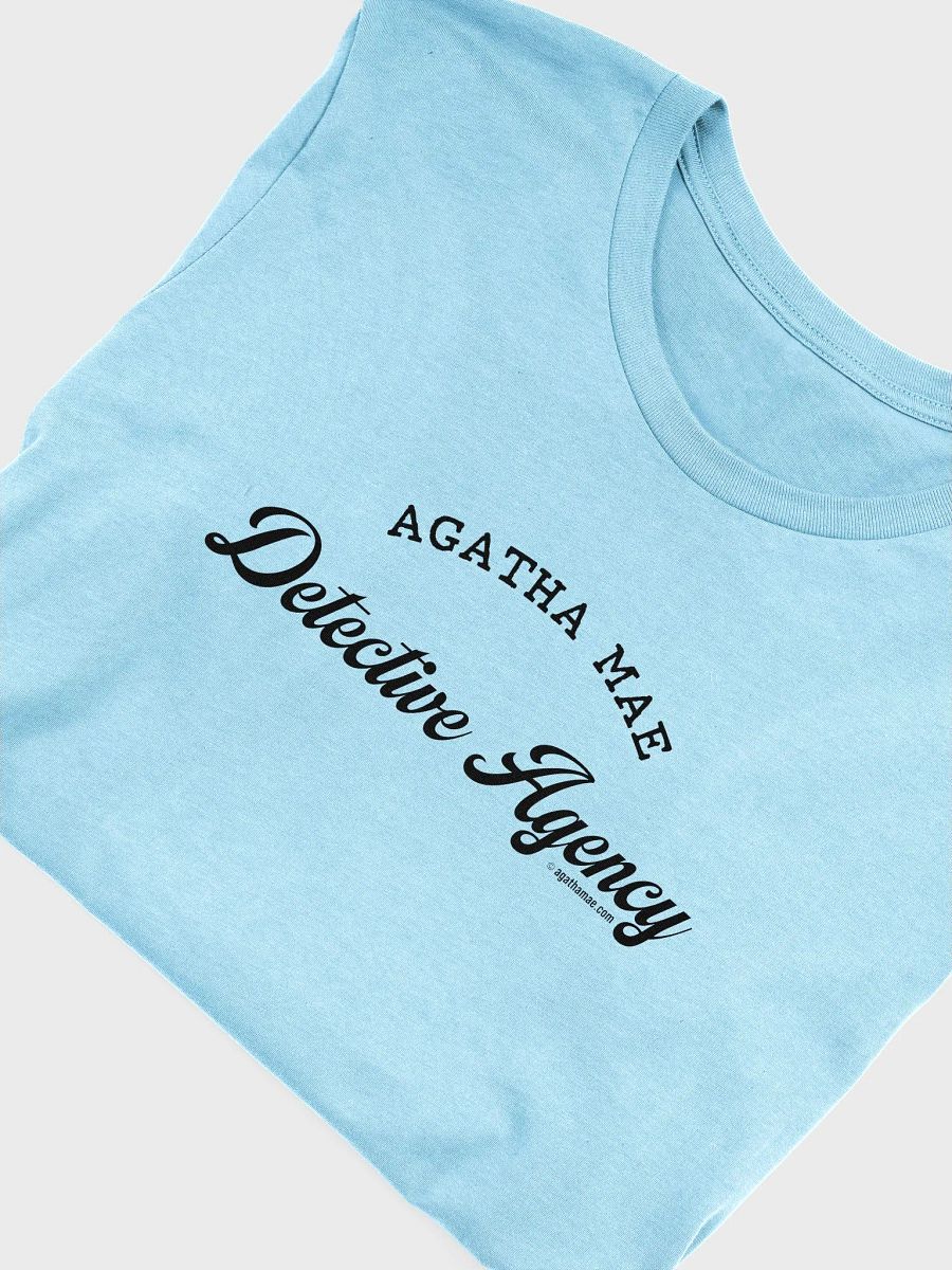 Agatha Mae Detective Agency Supersoft T-Shirt Unisex Sizing Black Text product image (55)