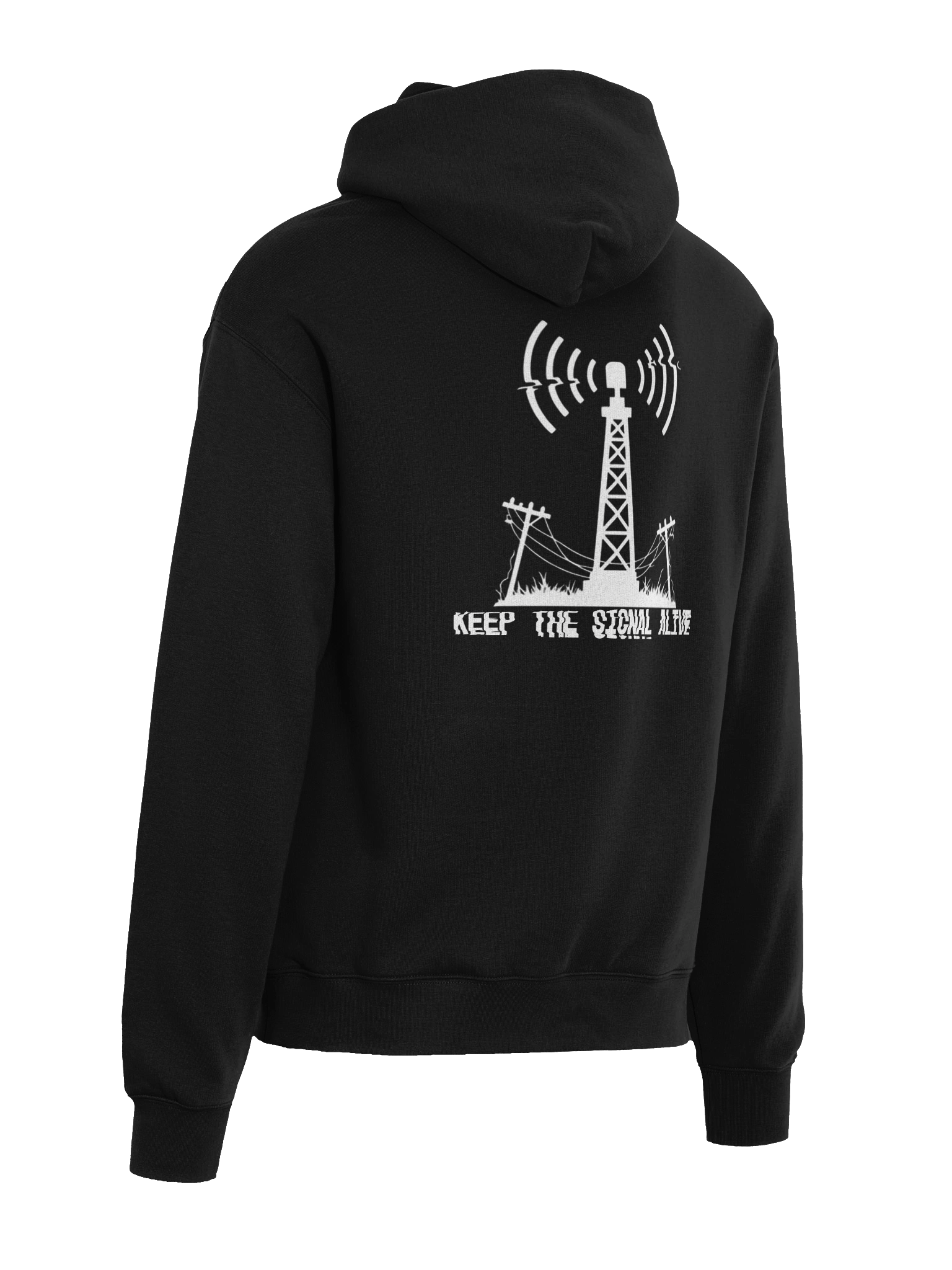 Signal Hoodie (Black) V2 product image (5)