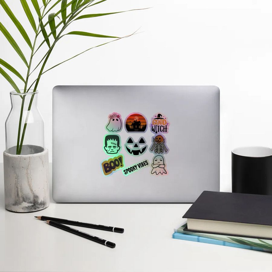 Holographic Halloween Sticker Pack product image (10)