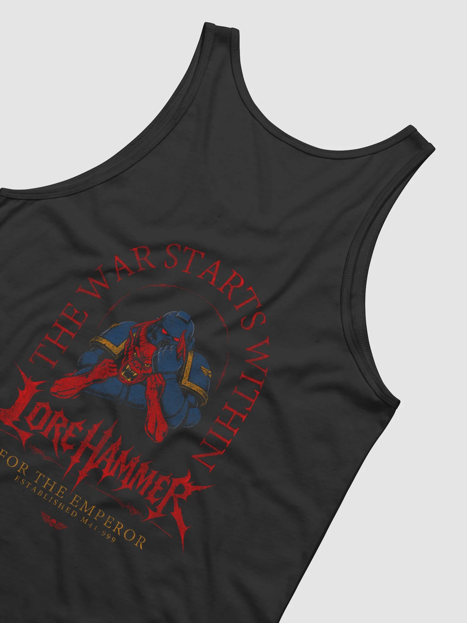 WAR WITHIN DELUXE MENS GYM TANK - DARK product image (5)