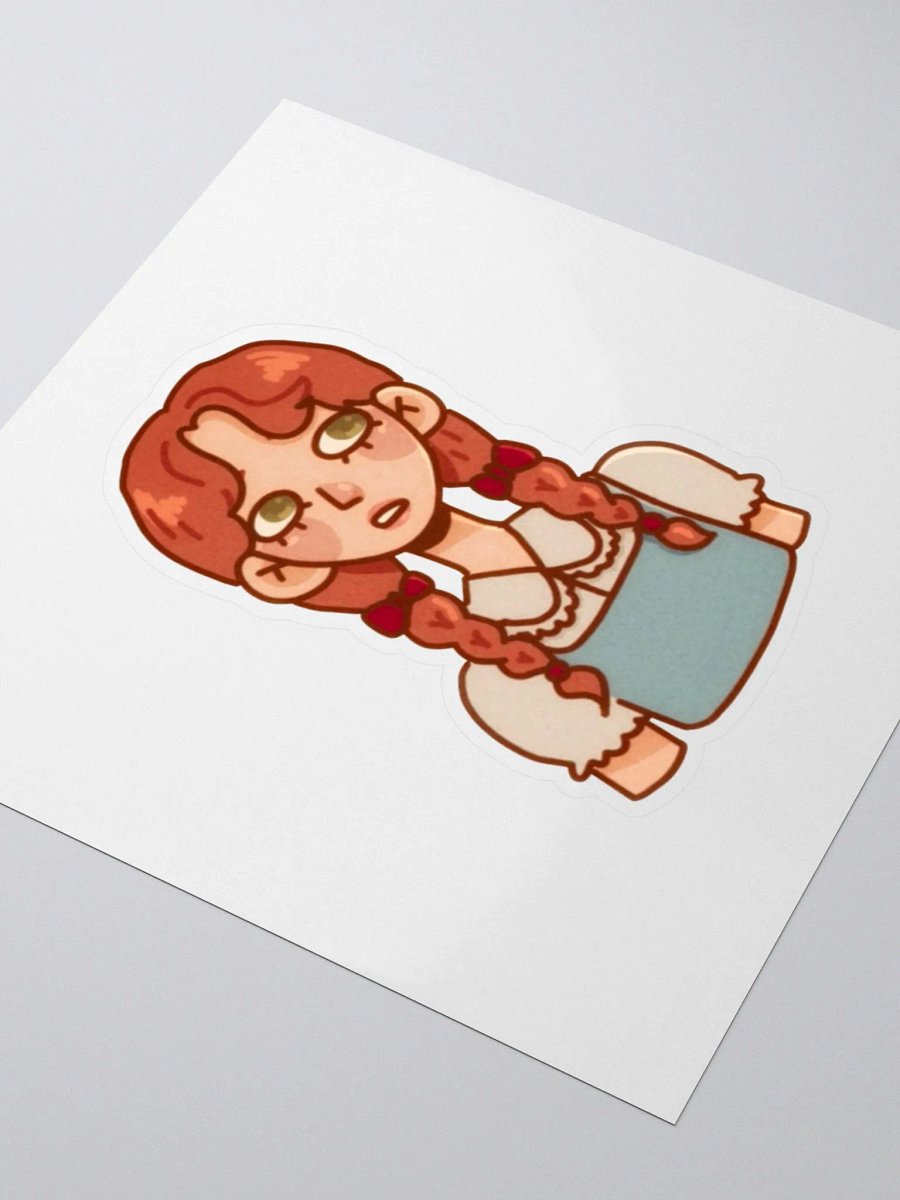 Garden Colours: Braided Belle Kiss Cut Sticker product image (3)