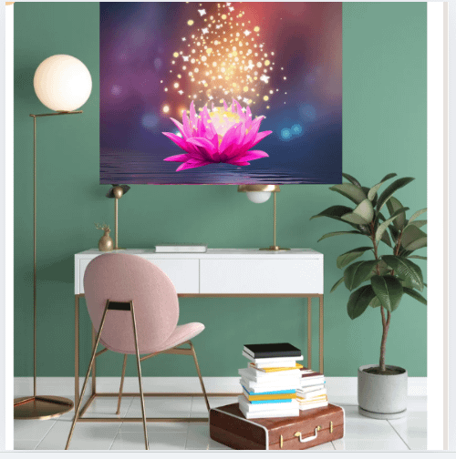 Magical Lillie emitting spores Wall Art product image (1)