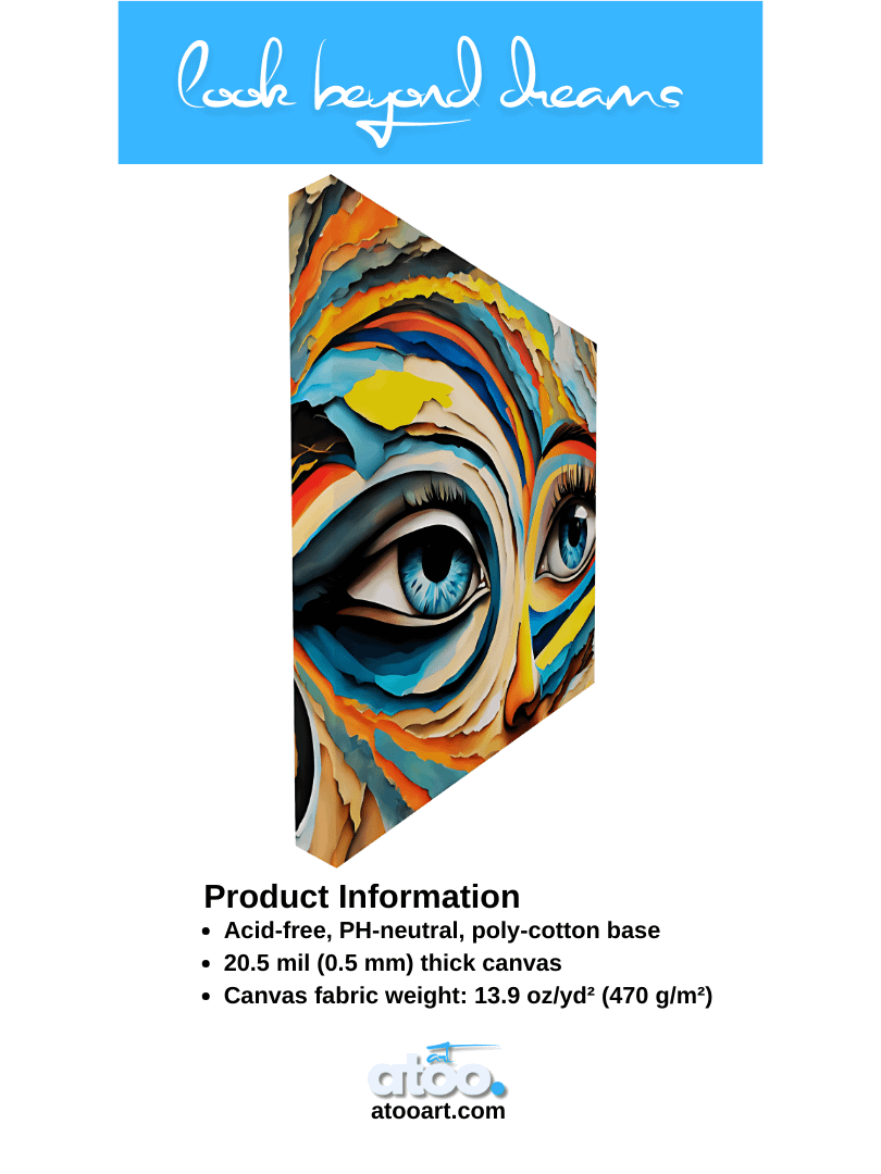 Paper Collection | The Surrealist Perspective On Life | Canvas Art Painting product image (11)