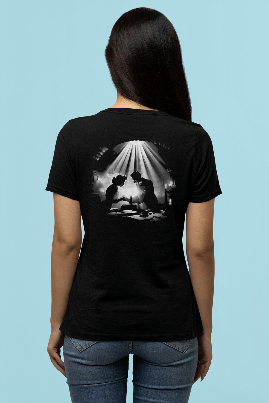 Noir Secrets: The Attic Conspiracy (Womens Tee) product image (2)