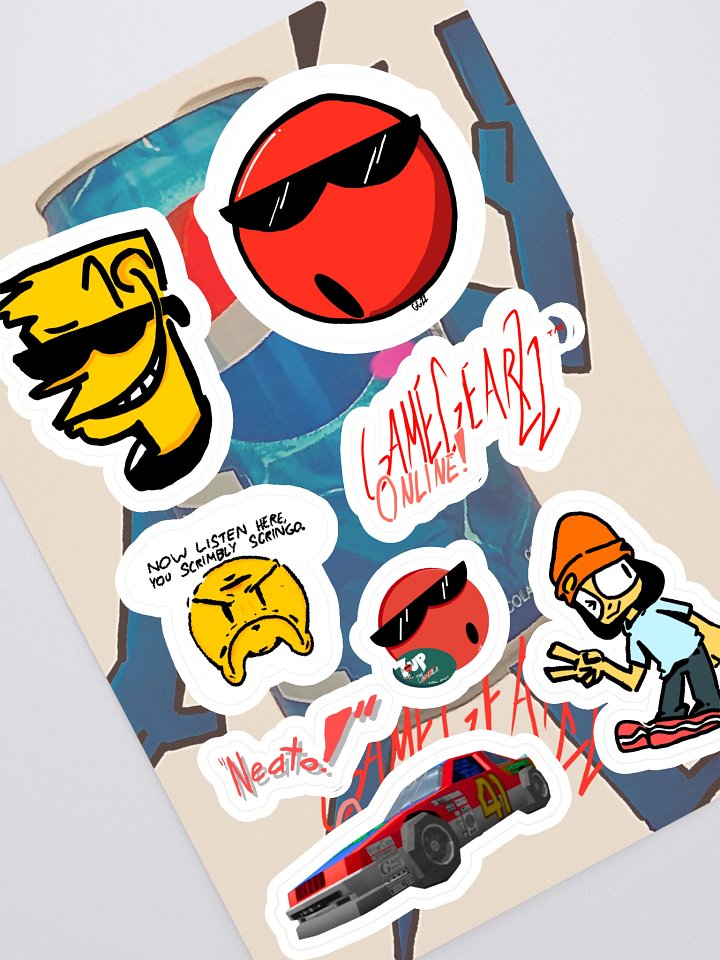 GameGear22 Online! Custom Sticker Sheet! product image (1)