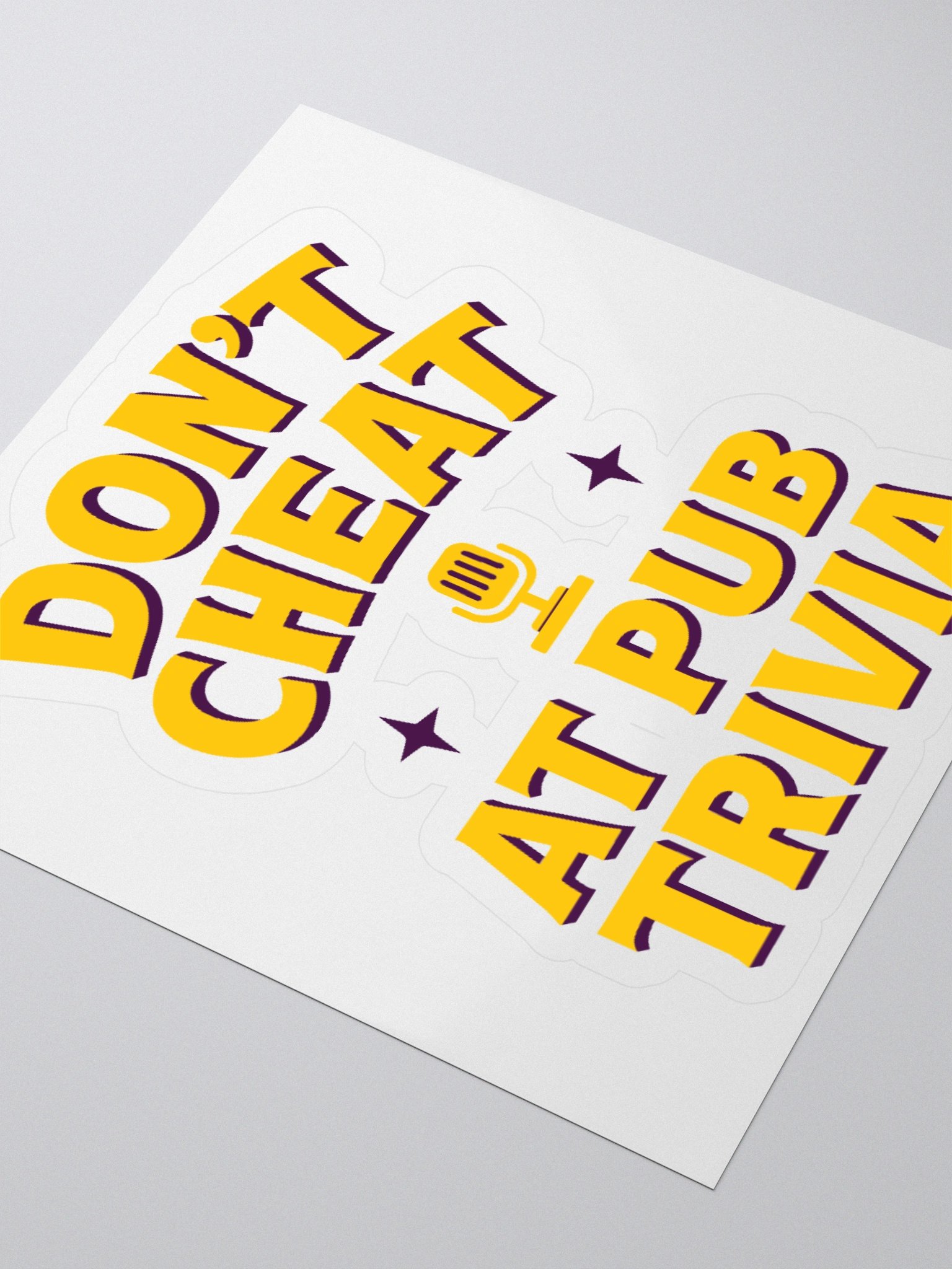 Don't Cheat Stickers product image (7)