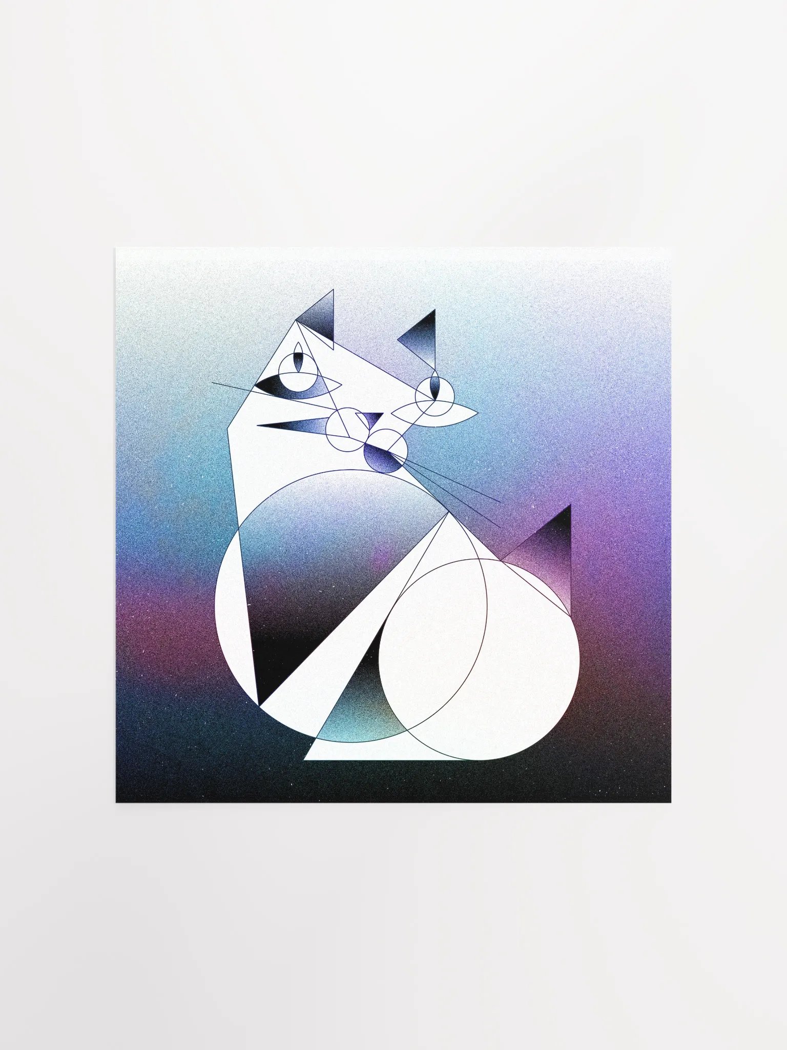 Line and Circle Art Print product image (2)