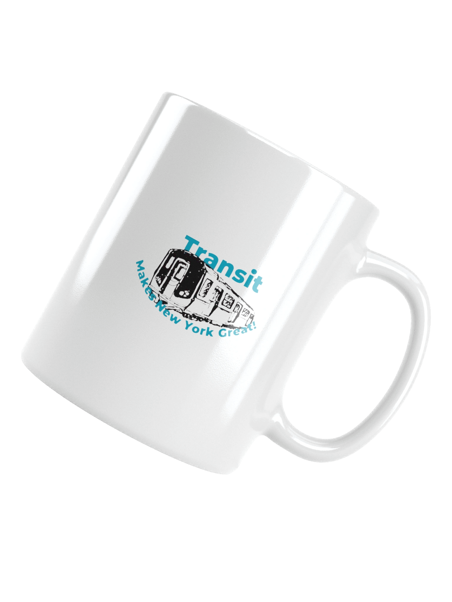 "Transit Makes New York Great" Mug (White) product image (5)