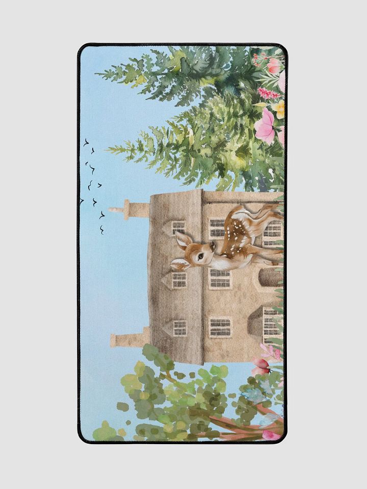 Country house and Deer Desk Mat product image (2)