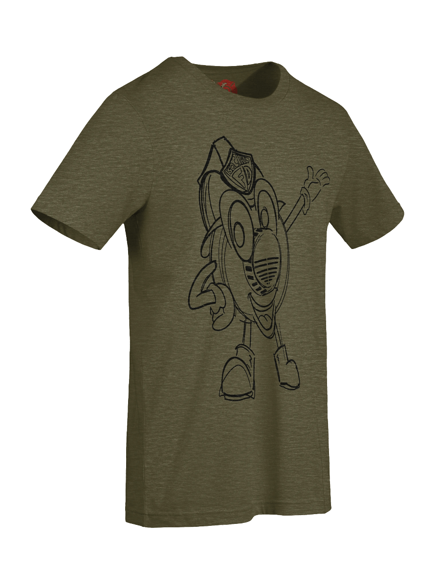 Smokey the Detector Dark Line Art T-Shirt product image (33)