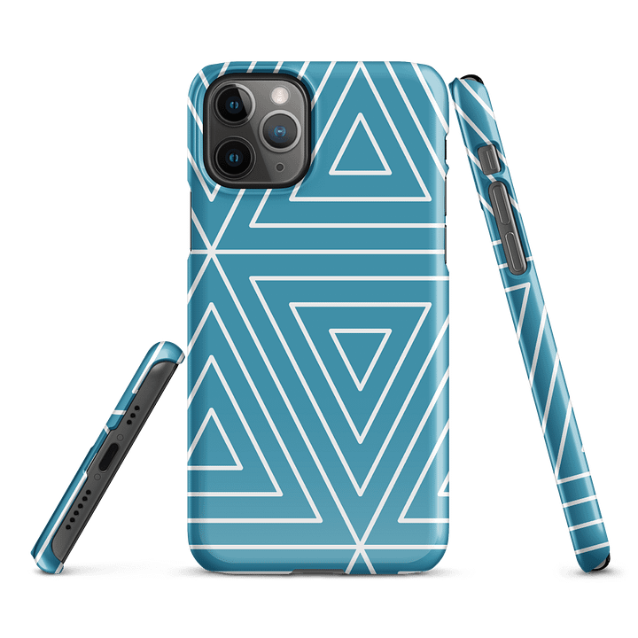 Teal Triangle Snap Case product image (2)