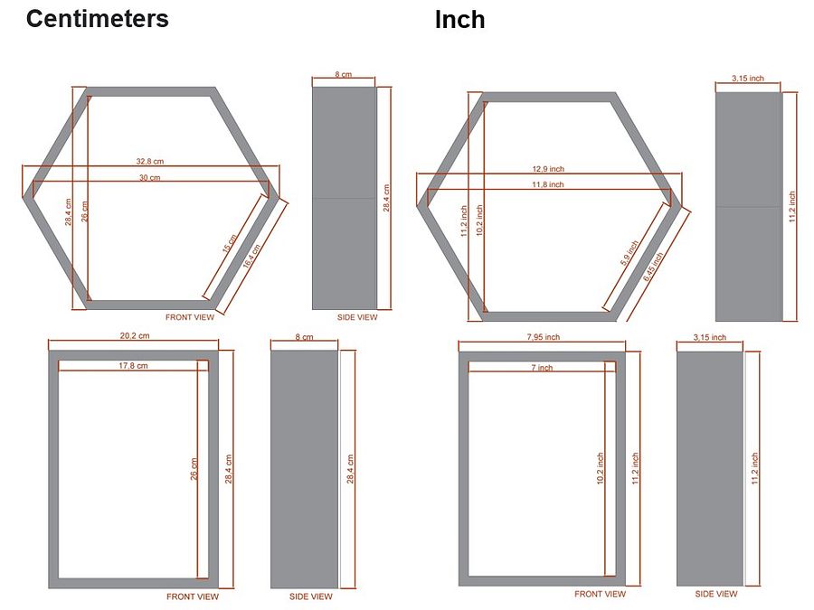 Harry Potter Hexagon-Rectangle Light Box Template 2 in 1 - PDF PNG SVG dXf +Video product image (9)