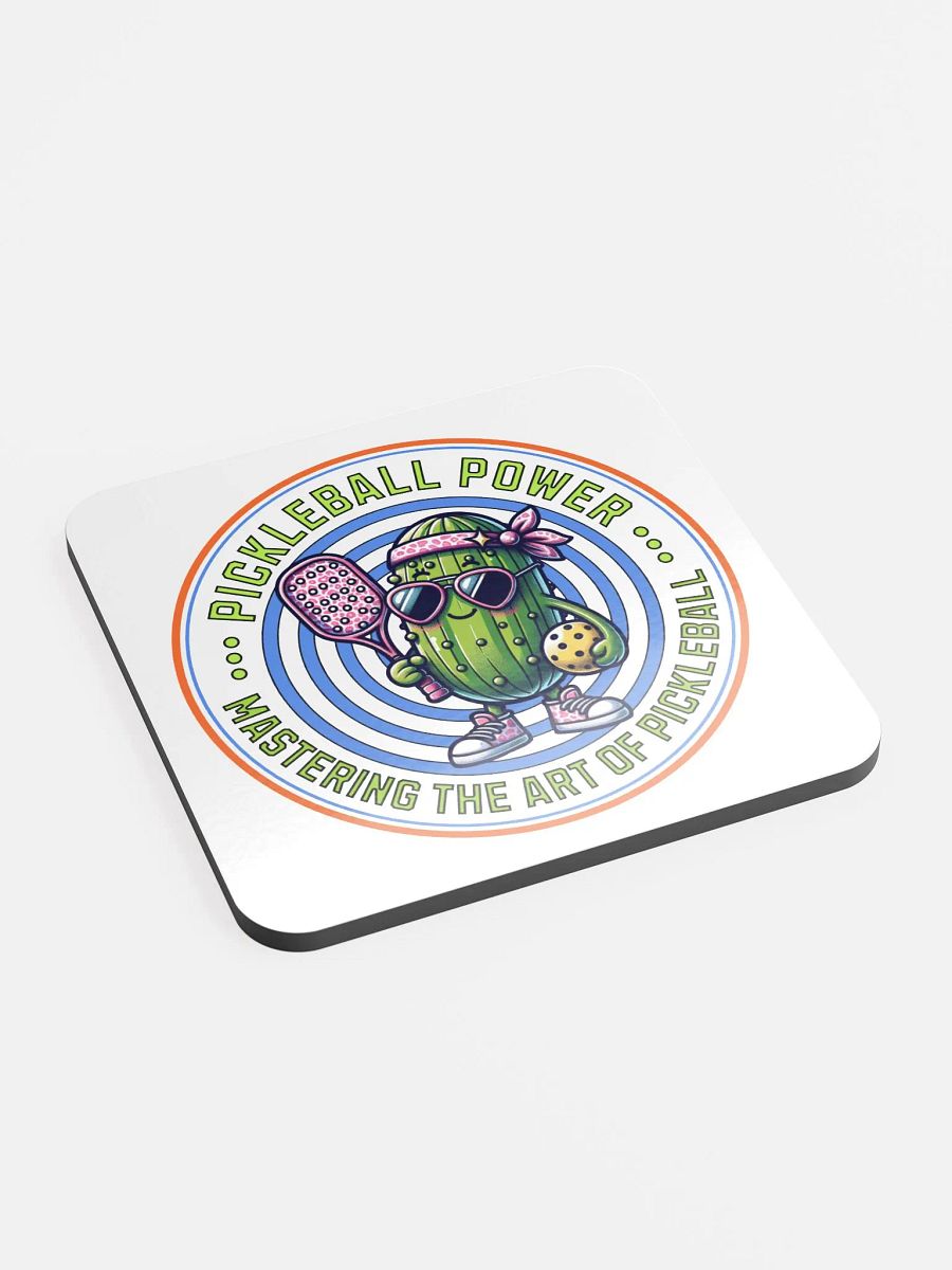 Pickleball Power Mastering The Art Of Pickleball Coaster Set product image (3)
