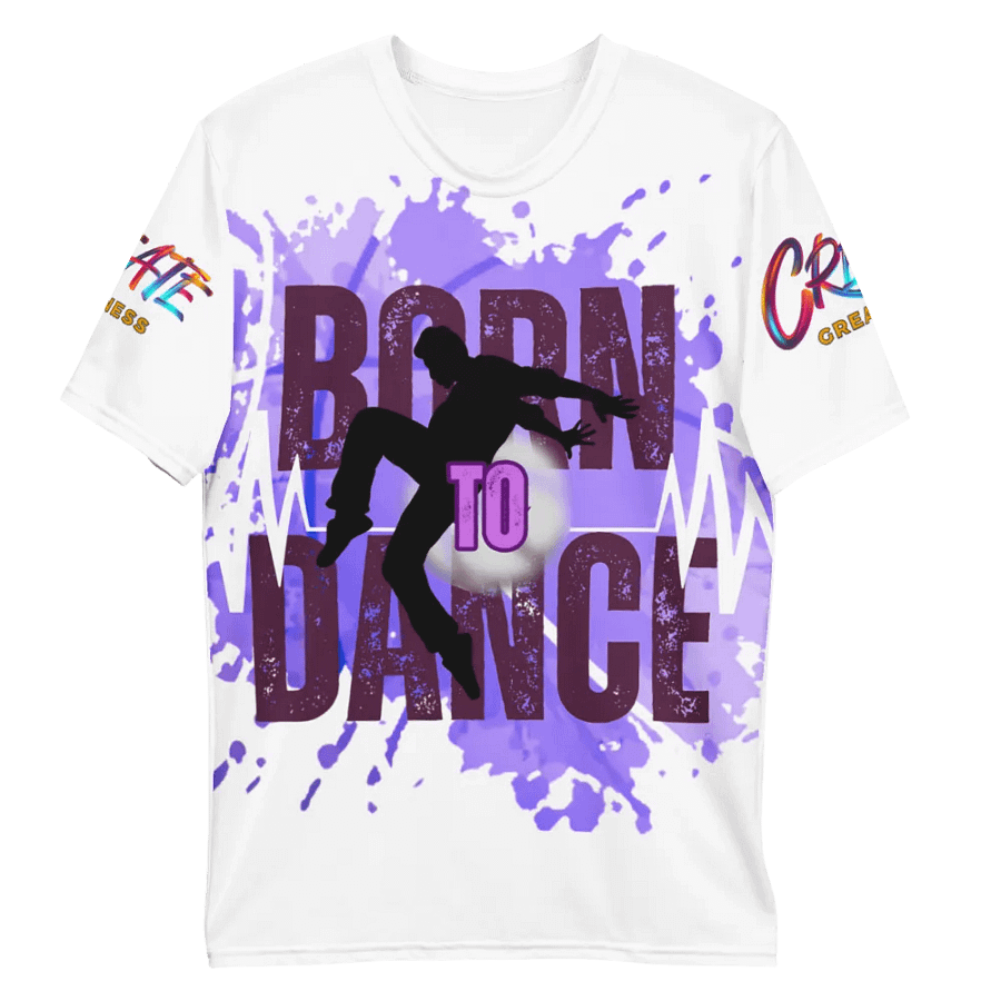 Born to Dance His Silhouette Dynamic Huge Print T-Shirt product image (11)