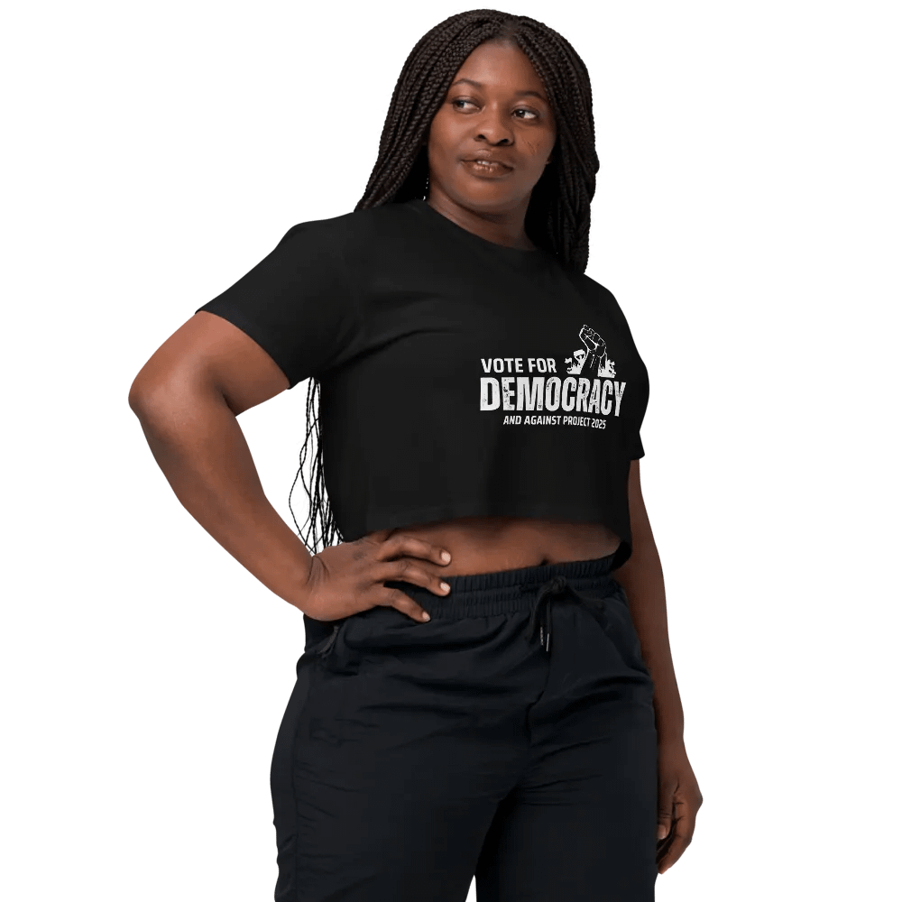 Pris-Vote For Democracy-CROP TOP TEE product image (8)