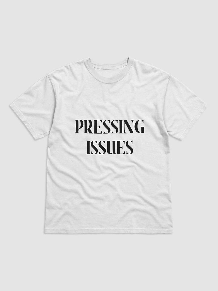 PRESSING ISSUES(BLACK PRINT) product image (1)