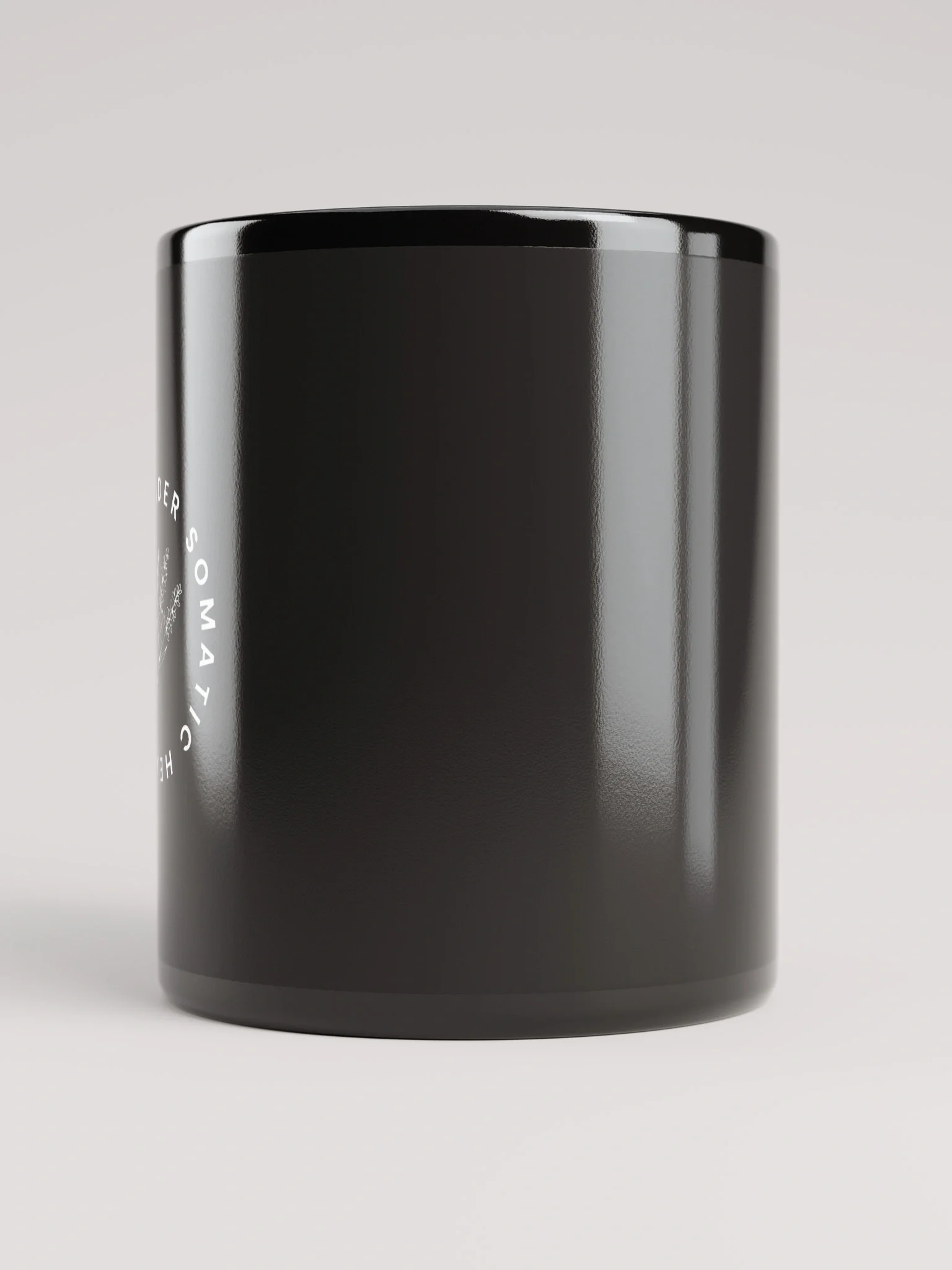Lavender Somatic Healing Black Mug product image (5)